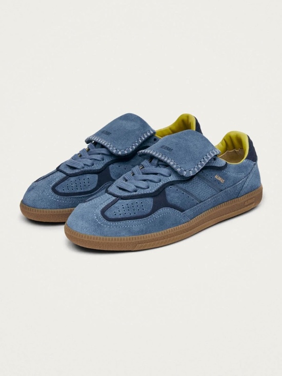 ALOHAS Shoes - ALOHAS TB.490 CLUB SUEDE BLUE LEATHER SNEAKERS